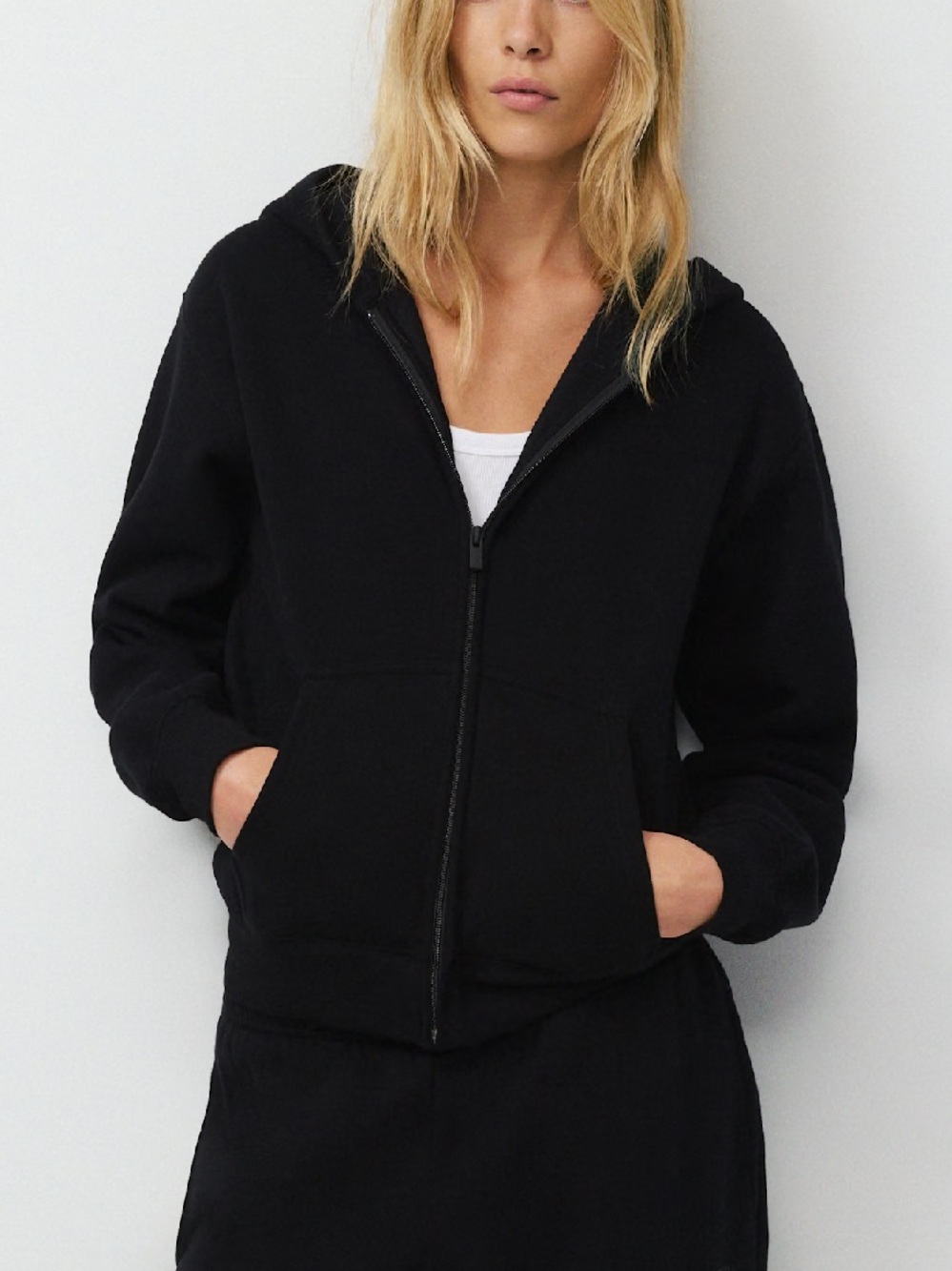Aritzia Cozy Sweatfleece Perfect Zip Hoodie